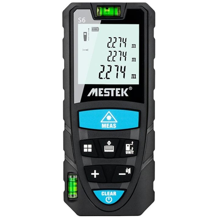 متر لیزری مستک مدل S6 70M Mestek S6 70M Portable Laser Distance Meter